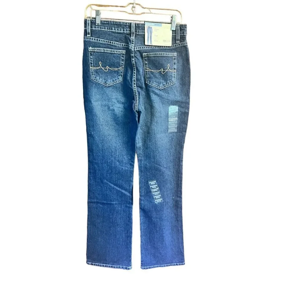 St John’s Bay *Stretch * Bootcut * Straight Jeans Sz 8 Long NWT